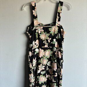 Love for Humanity floral dress linen blend size S.